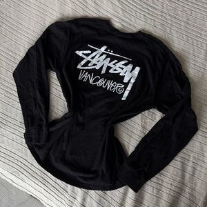 XL Stussy Black Long Sleeve Shirt